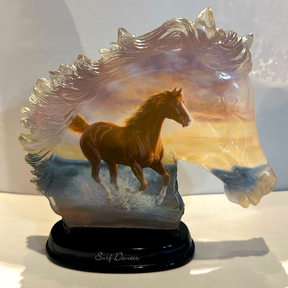 Surf Dancer Horse Moments of Majesty Bradford Exchange 2002 Chuck de Haan